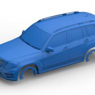 Balonbay 3D Laser Scanning Mercedes-Benz GLK 350 X204